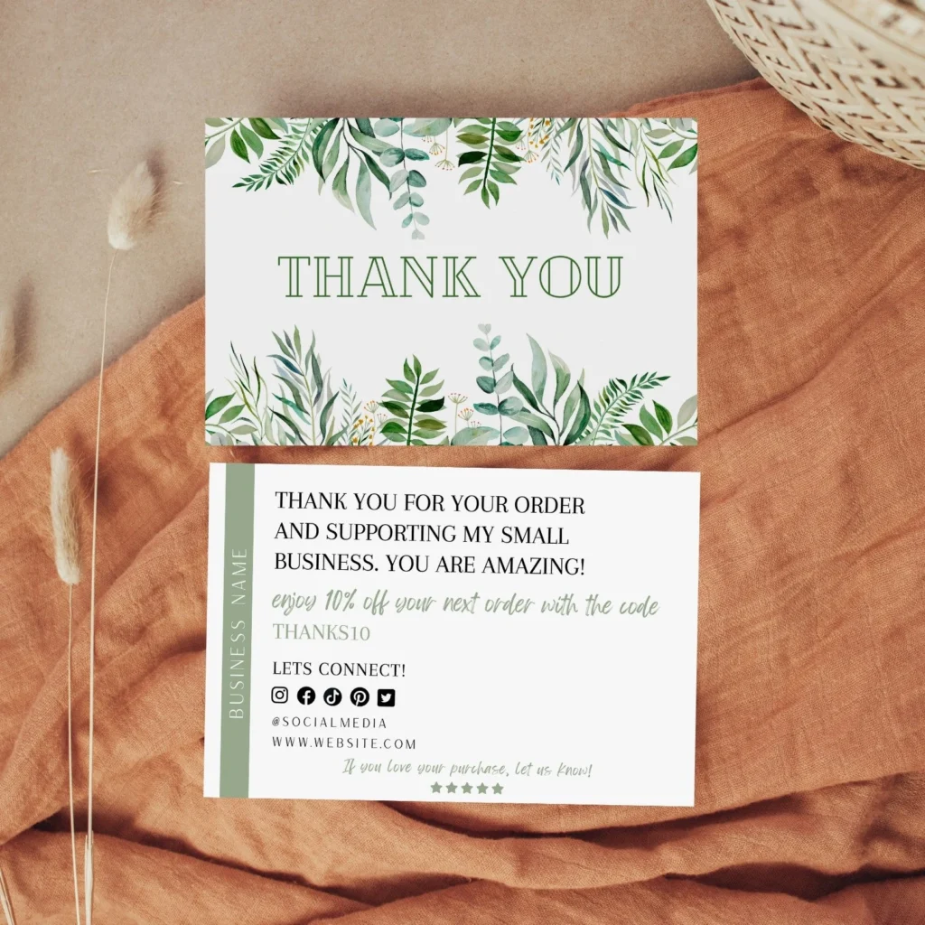 Thank You Cards Printing Canary Wharf